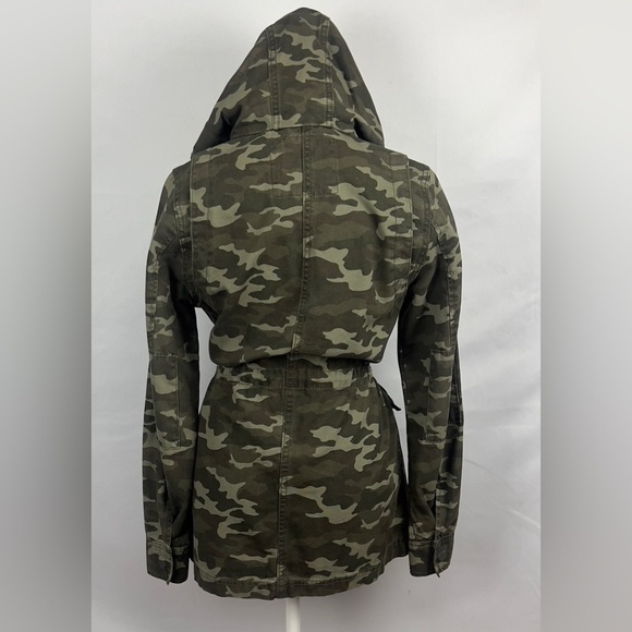 NWoT UNIVERSAL THREAD goods co. Hooded Army utility jacket w adjustable waist - Picture 2 of 13